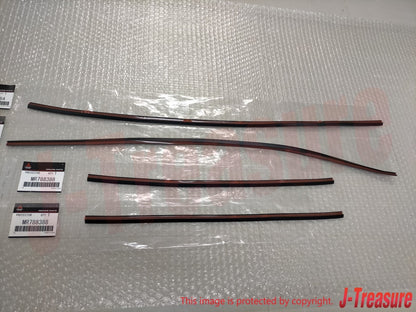 MITSUBISHI LANCER EVO5 6 CP9A Genuine  Black Pad MR788384 MR788388 4pcs Set OEM