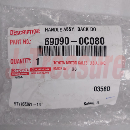 TOYOTA SEQUOIA UCK45 2001-2007 Genuine Rear Hatch Outside Handle 69090-0C080 OEM