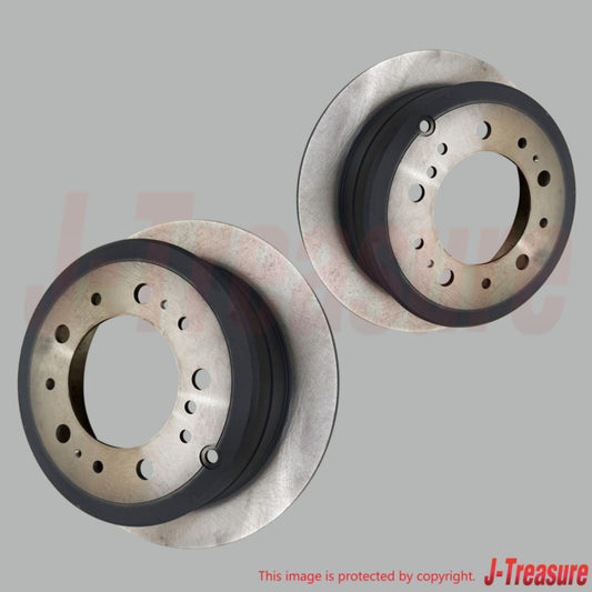 TOYOTA LEXUS LX470 UZJ100 '98-07 Genuine Rear Brake Disc 42431-60281 x2 Set OEM