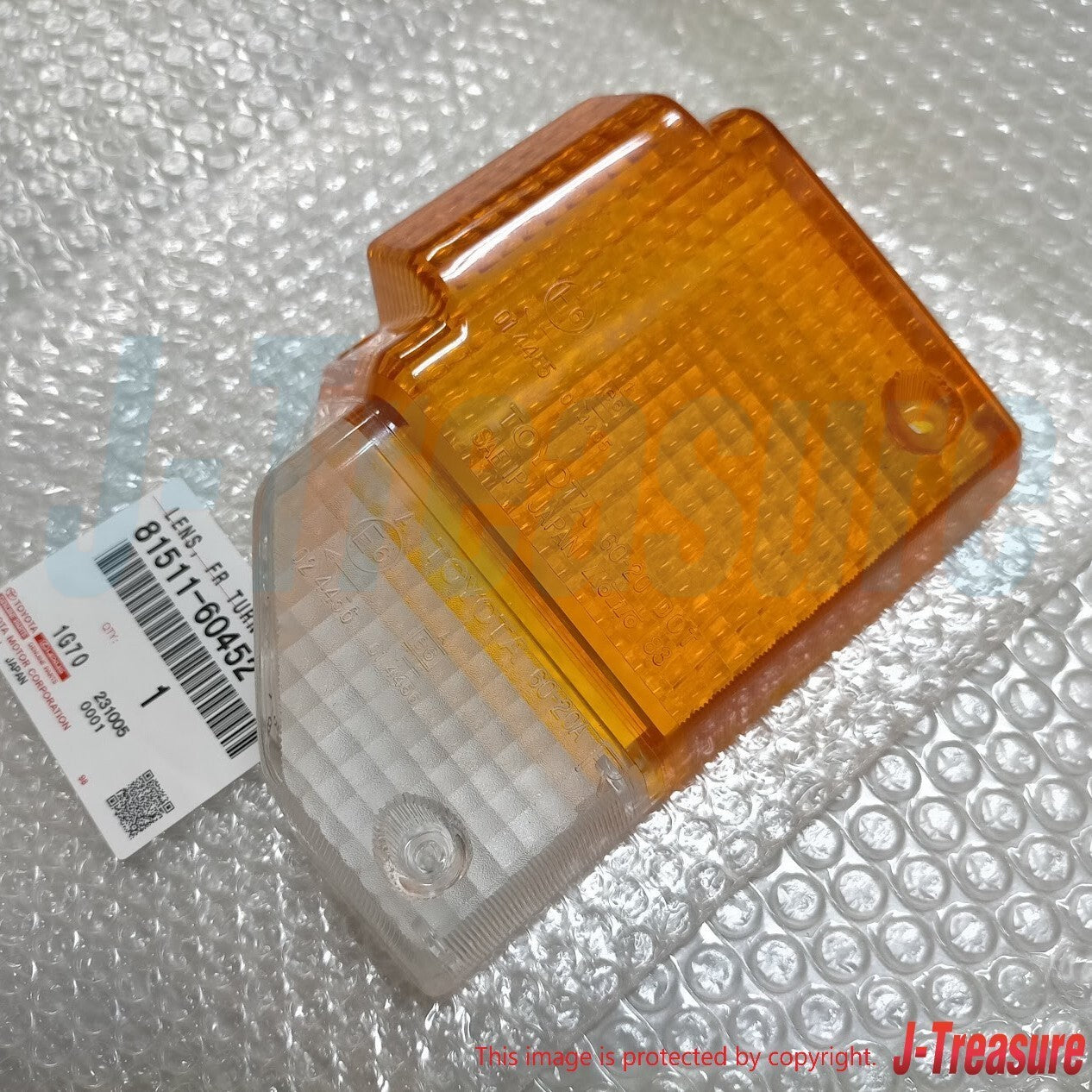 TOYOTA LAND CRUISER BJ70 Genuine Front Turn Signal Lamp Lens RH & LH Set OEM