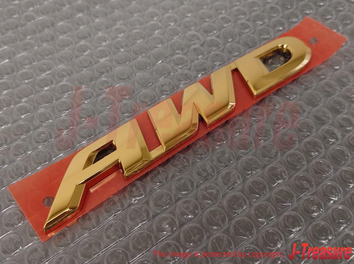 HONDA CR-V RW RT 16-22 Genuine Rear Gate Gold Emblem "AWD" 08F20-TLA-000B OEM