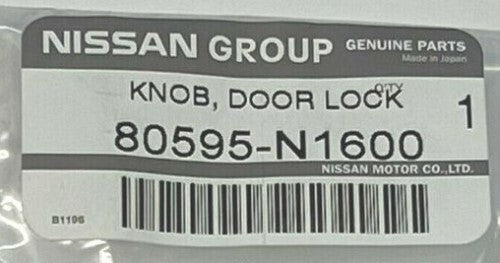 NISSAN DATSUN 1200 B10 B110 B120 Genuine Door Lock Knob 80595-N1600 x2 Set OEM