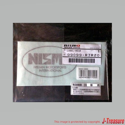 NISSAN SKYLINE GT-R BNR32 89-94 Genuine NISMO Logo Label Rear 99099-RJR20 OEM