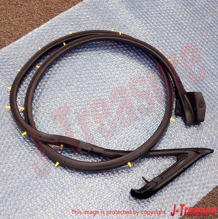 NISSAN 240SX SILVIA S13 89-94 Genuine Door Weatherstrip Seal Right Left Set OEM