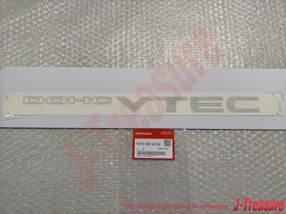 HONDA CIVIC EK 99-00 Genuine "DOHC VTEC" Side Decals Stickers Silver Set OEM