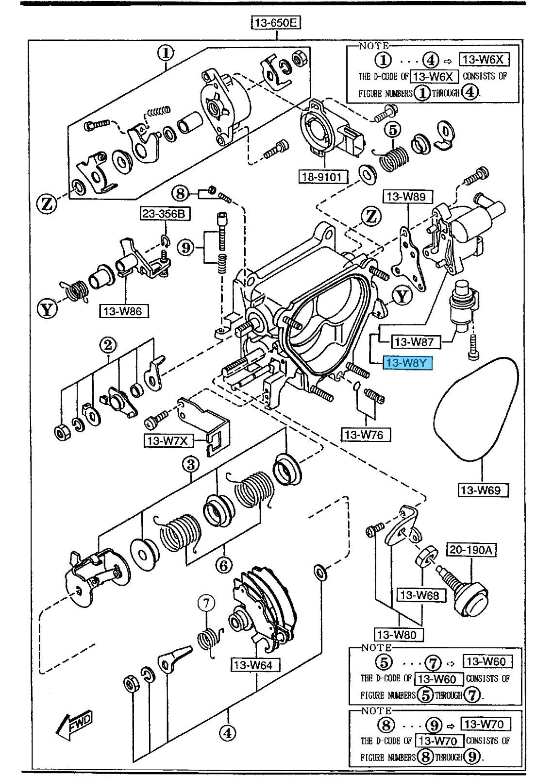 MAZDA RX-7 FD3S 1993-1995 Genuine Thermo Housing Wax N3A1-13-W8Y OEM