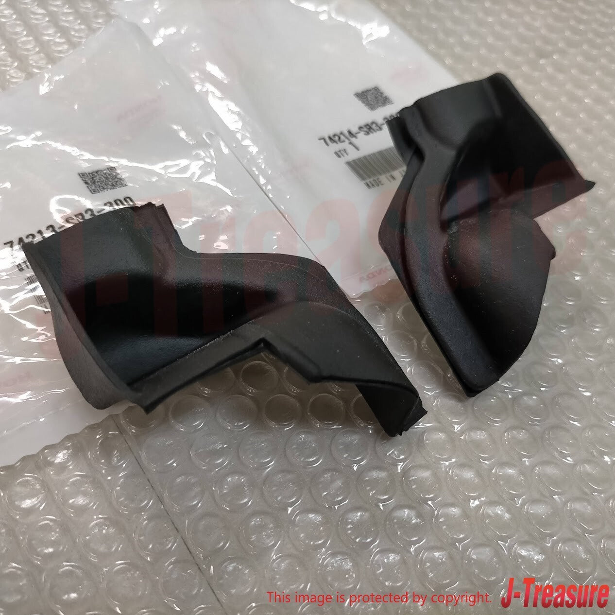 HONDA CIVIC EG EJ1 92-95 Genuine Bonnet Hood Hinge Cover Rubber Right & Left OEM