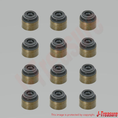 TOYOTA FJ CRUISER GSJ10/15 07-14 Genuine Valve Stem Oil Seal 90913-02101 x12 Set