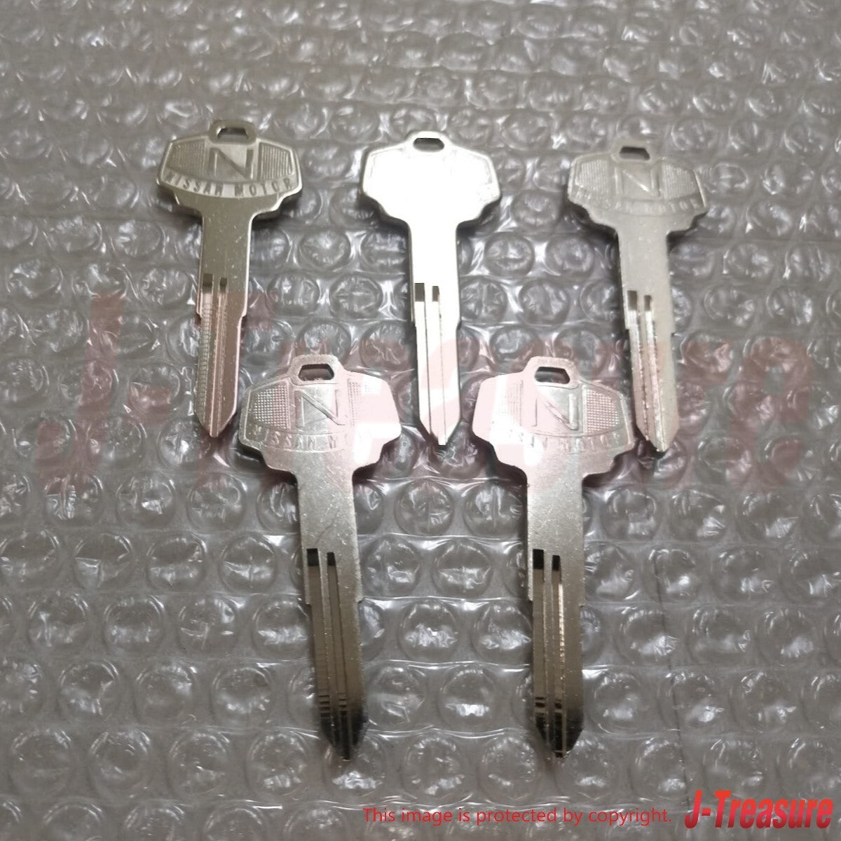 NISSAN SUNNY TRUCK Genuine Blank Key KEY00-00055 x5 Set OEM