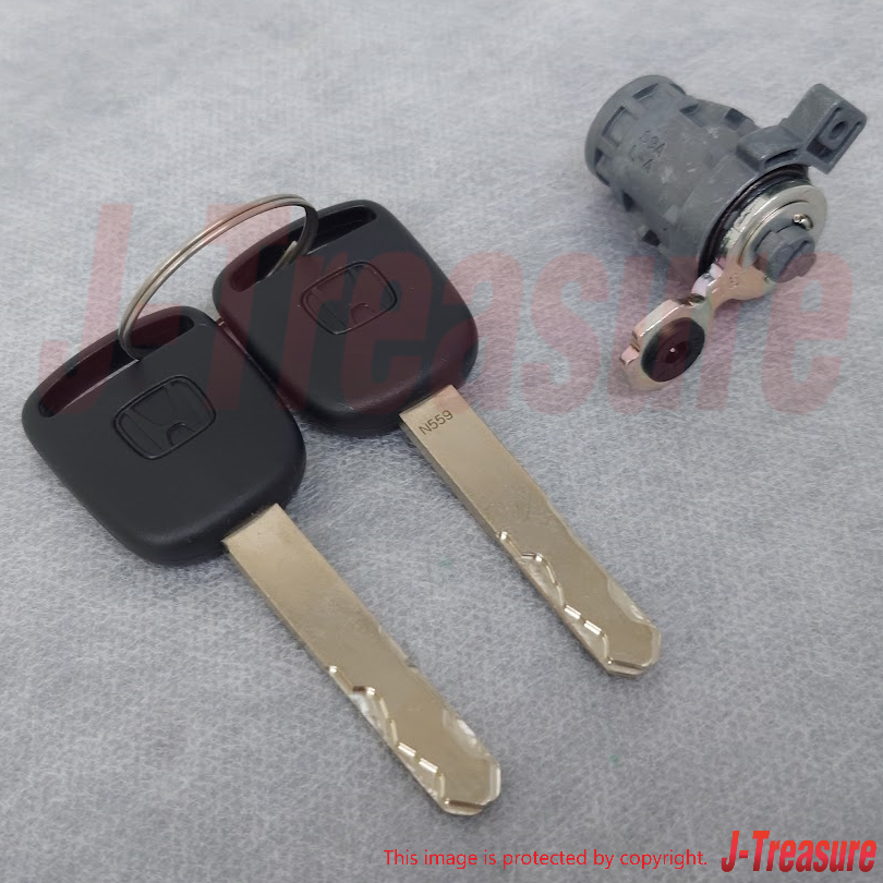 HONDA CR-V RD# 2002-2006 Genuine Door Cylinder LH w/ Keys 72185-S9A-013 OEM