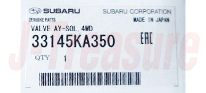 SUBARU SAMBAR VAN TV2 Genuine 4WD Switching Solenoid Valve Assy 33145KA350 OEM