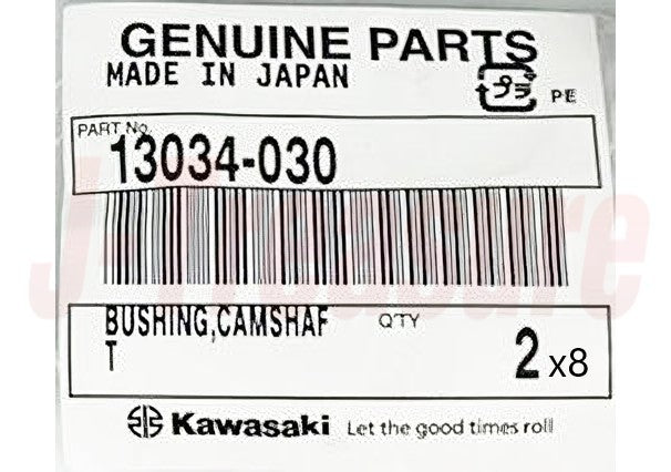 KAWASAKI GPz ZX1100A '83-84 Genuine Camshaft Bushing 13034-030 x16 Set OEM