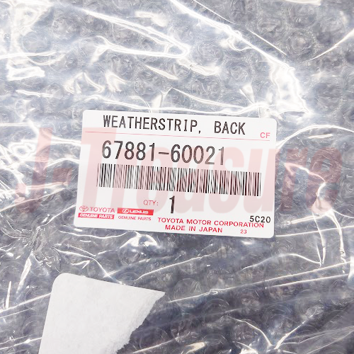 TOYOTA LAND CRUISER FZJ80 Genuine Back Door Weatherstrip 67881-60021 OEM