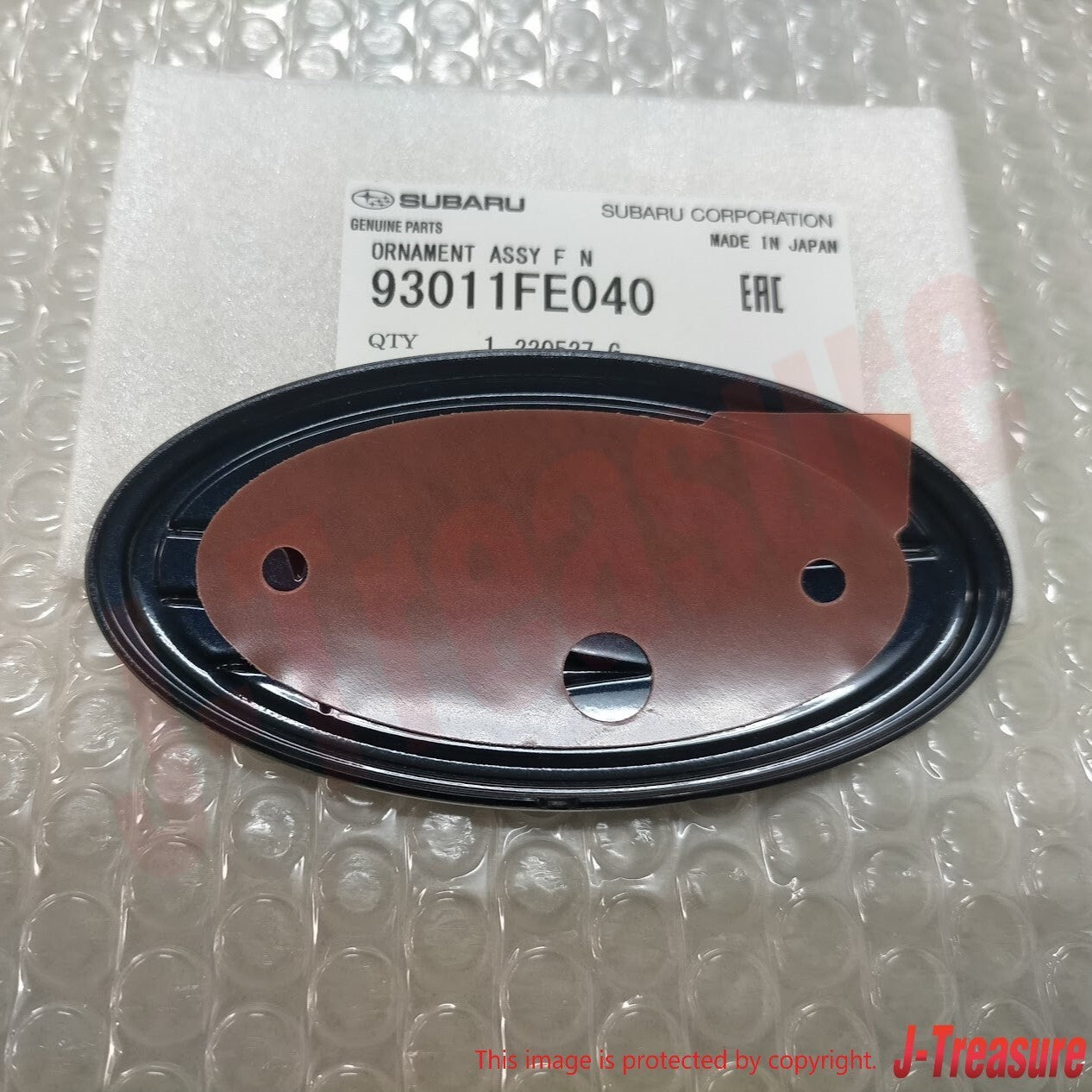 SUBARU IMPREZA WRX STI GD Genuine Front Grille Emblem 93011FE040 OEM