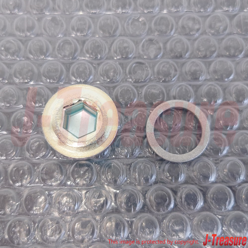 TOYOTA HIGHLANDER ACU2# 01-22 Genuine Transmission Drain Plug & Gasket Set OEM