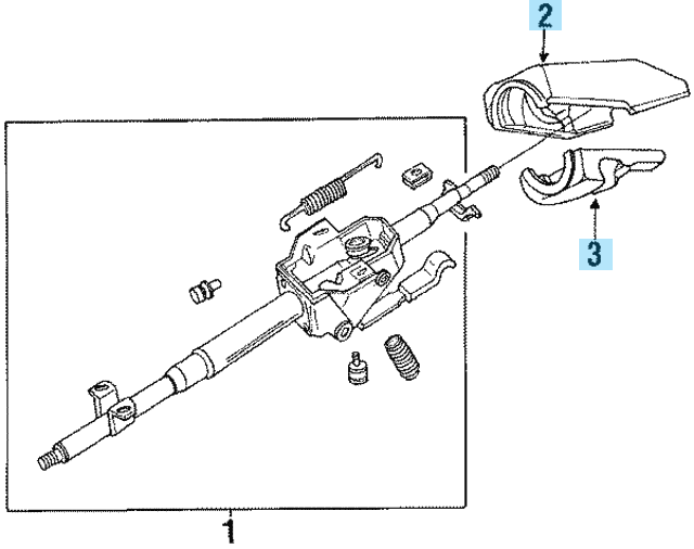MAZDA RX-7 FC3S 86-91 RHD Genuine Steering Column Cover Upper & Lower Set OEM