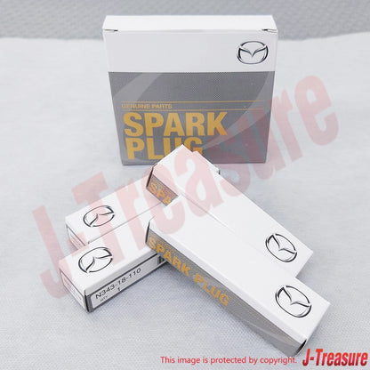 MAZDA RX-7 FD3S 86-88 Genuine Spark Plug Set N3X4-18-110 "BUR7EQx2,BUR9EQx2" OEM