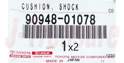 LEXUS LX470 UZJ100 '98-07 Genuine R/Shock Absorber Cushion No.1 Upr & Lwr Set