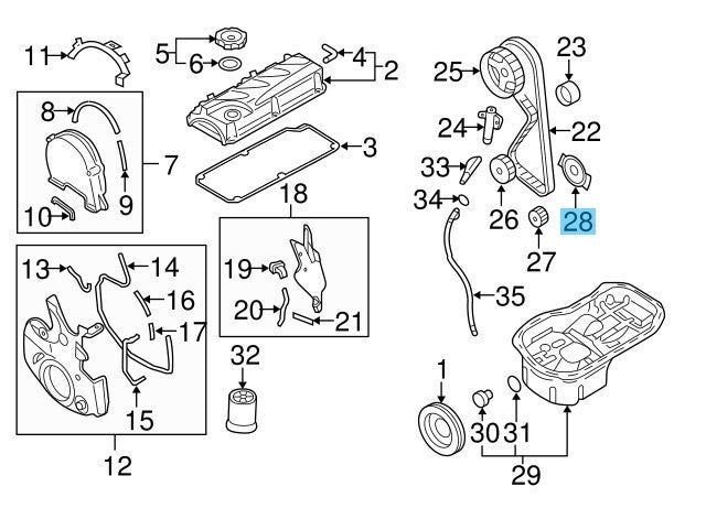 MITSUBISHI GALANT DJ1A 04-12 Genuine Crankshaft Angle Sensing Blade MN119227 OEM