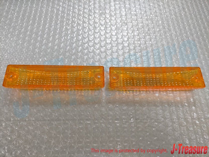 MAZDA RX-7 RX7 FC3S Genuine Front Side Marker Turn Signal Ramp Lens Set of 2 OEM