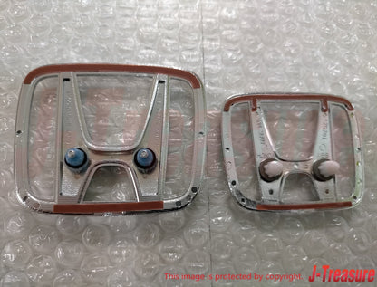 HONDA PRELUDE BB# 1997-2001 Genuine Center Emblem "H" Front & Rear Set OEM