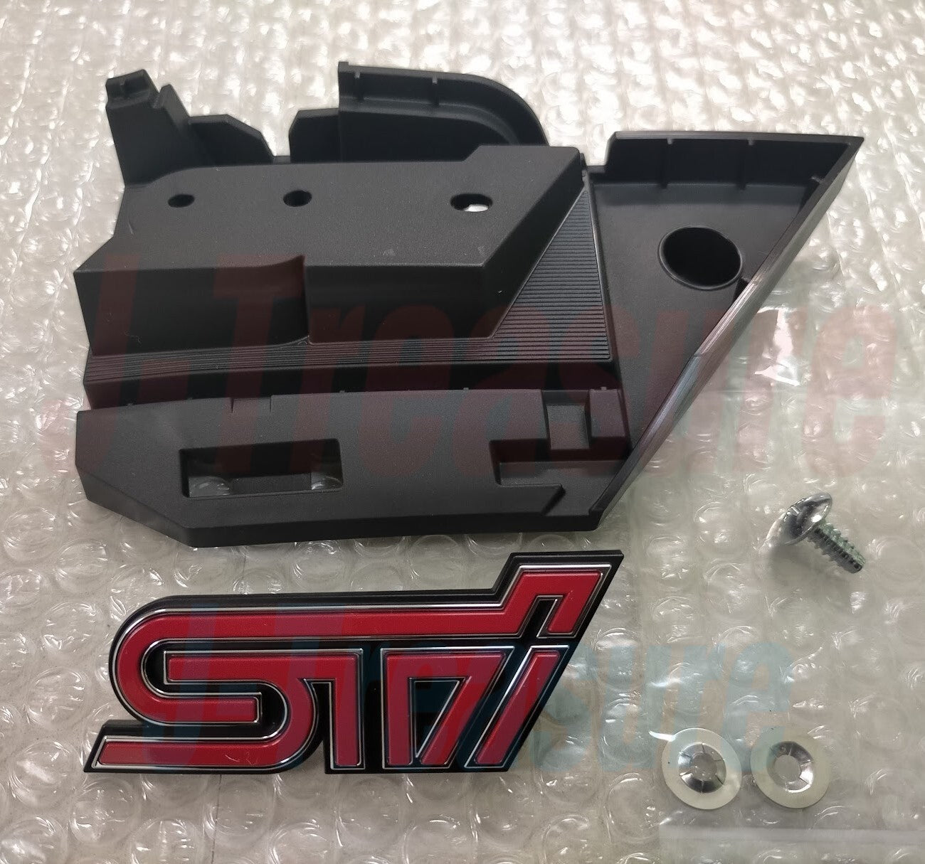 SUBARU BRZ ZC6 16-21 Genuine Front STi Emblem & Bracket & Screw 3 Piece Set OEM