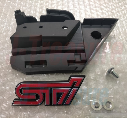 SUBARU BRZ ZC6 16-21 Genuine Front STi Emblem & Bracket & Screw 3 Piece Set OEM