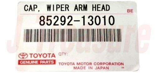 TOYOTA RAV4 01-22 Genuine Front Windshield Wiper Arm Cover 85292-13010 x2 Set