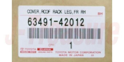 TOYOTA RAV4 ACA2# 04-05 Genuine Front Roof Rack Leg Cover RH 63491-42012 OEM