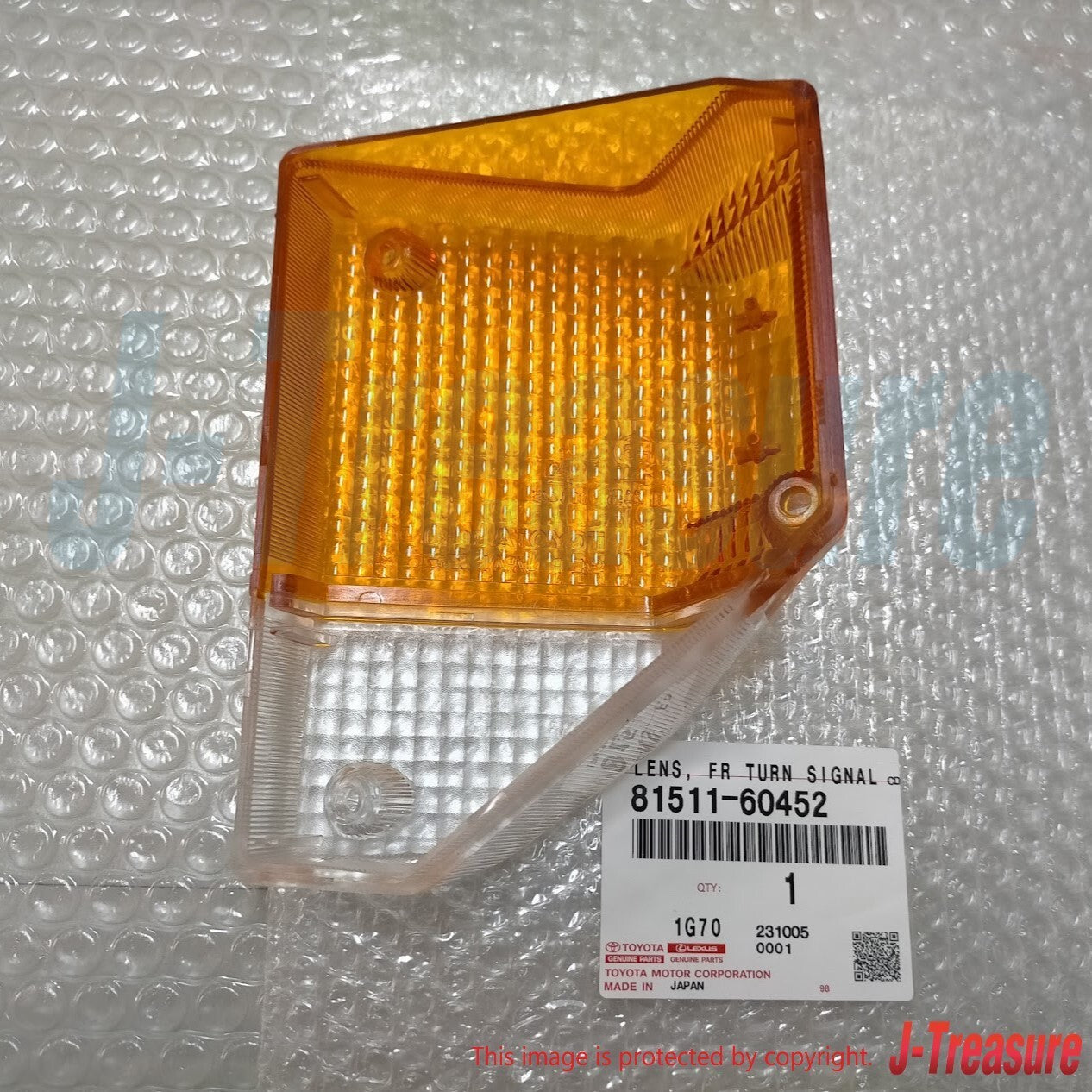 TOYOTA LAND CRUISER BJ70 Genuine Front Turn Signal Lamp Lens RH & LH Set OEM