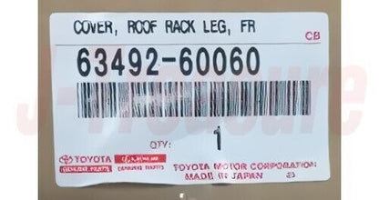 TOYOTA LAND CRUISER UZJ100 02-07 Genuine Roof Rack Leg Cover Fr & Re RH LH Set