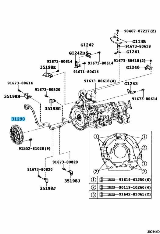 LEXUS LS600h LS600hL 2008-2016 Genuine Cover Assy Transmission Input Damper OEM