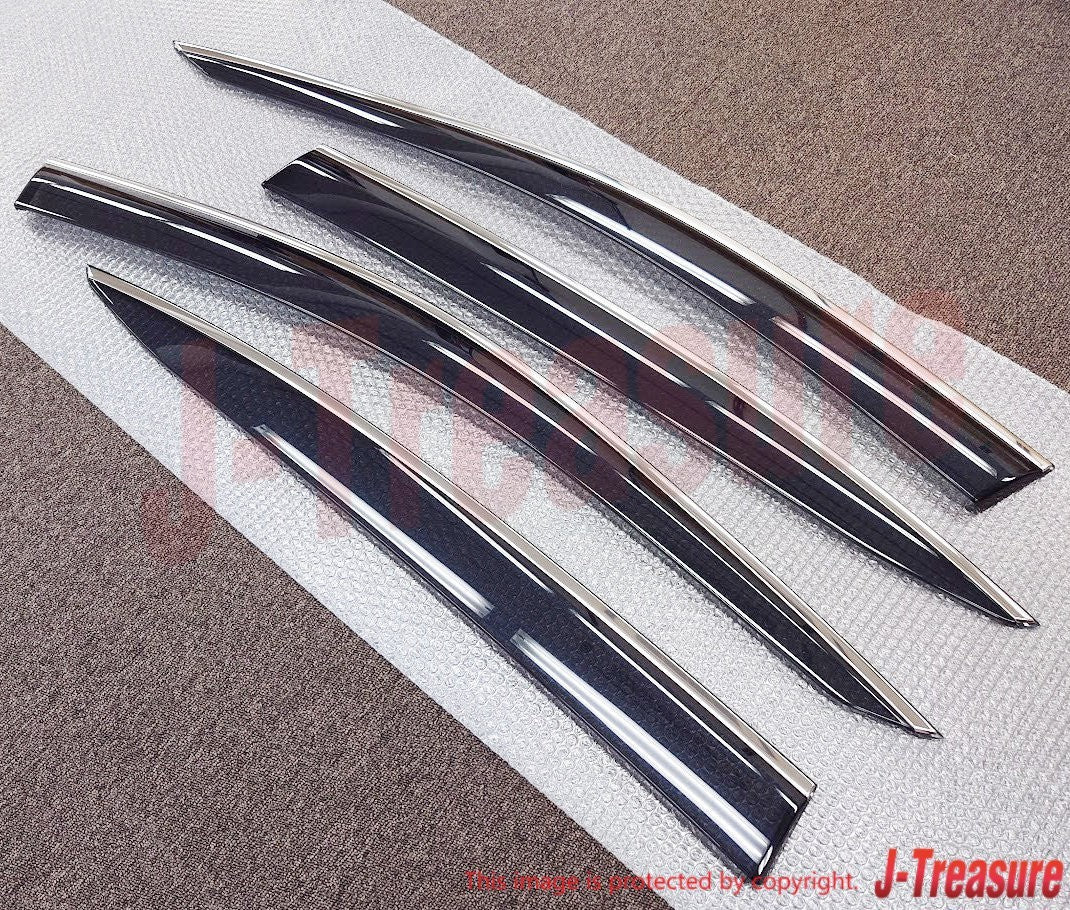 HONDA LEGEND ACURA RLX KC2 Genuine Door Visor RH & LH Front & Rear 4pcs Set OEM