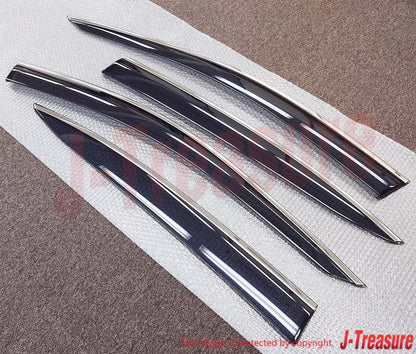 HONDA LEGEND ACURA RLX KC2 Genuine Door Visor RH & LH Front & Rear 4pcs Set OEM