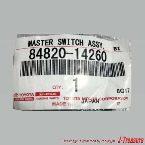 TOYOTA SUPRA JZA80 93-98 Genuine P/Window Regulator Master Switch 84820-14260