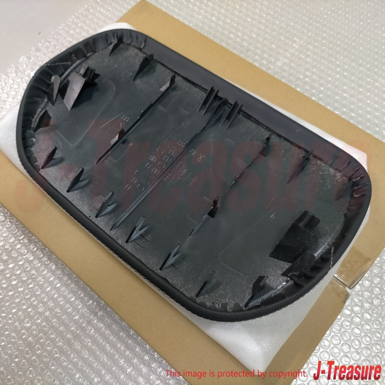 SUBARU WRX STI VA# 18-19 Genuine S207 leather Silver Stitches MFD Hood Console