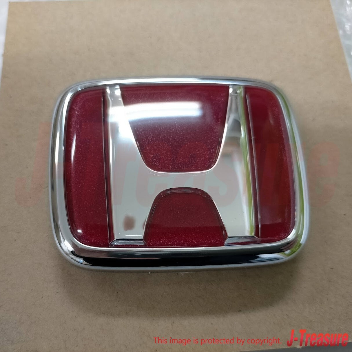 HONDA CIVIC TYPE-R EK9 98-00 Genuine Front Red Emblem Badge 75700-ST7-Z00 OEM