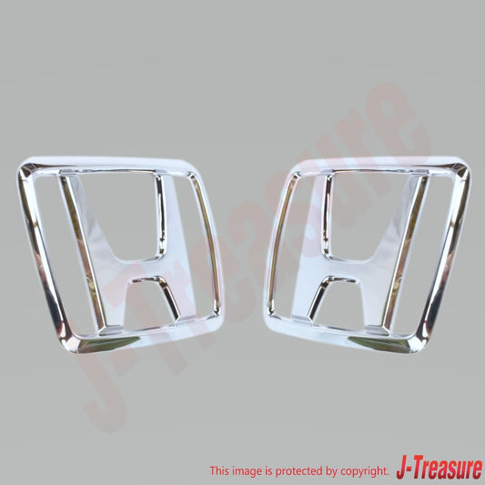 HONDA CIVIC EF EY 1988-1991 Genuine Front & Rear Center  Emblem (H) Set OEM