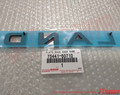 TOYOTA LAND CRUISER GR #JA300W 2021- Genuine Rear Emblem "LAND" "CRUISER" OEM