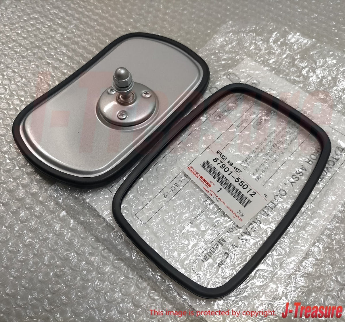 TOYOTA LAND CRUISER BJ40 FJ40 HJ45 Genuine Convex Mirror x2 Set 87901-55012 OEM