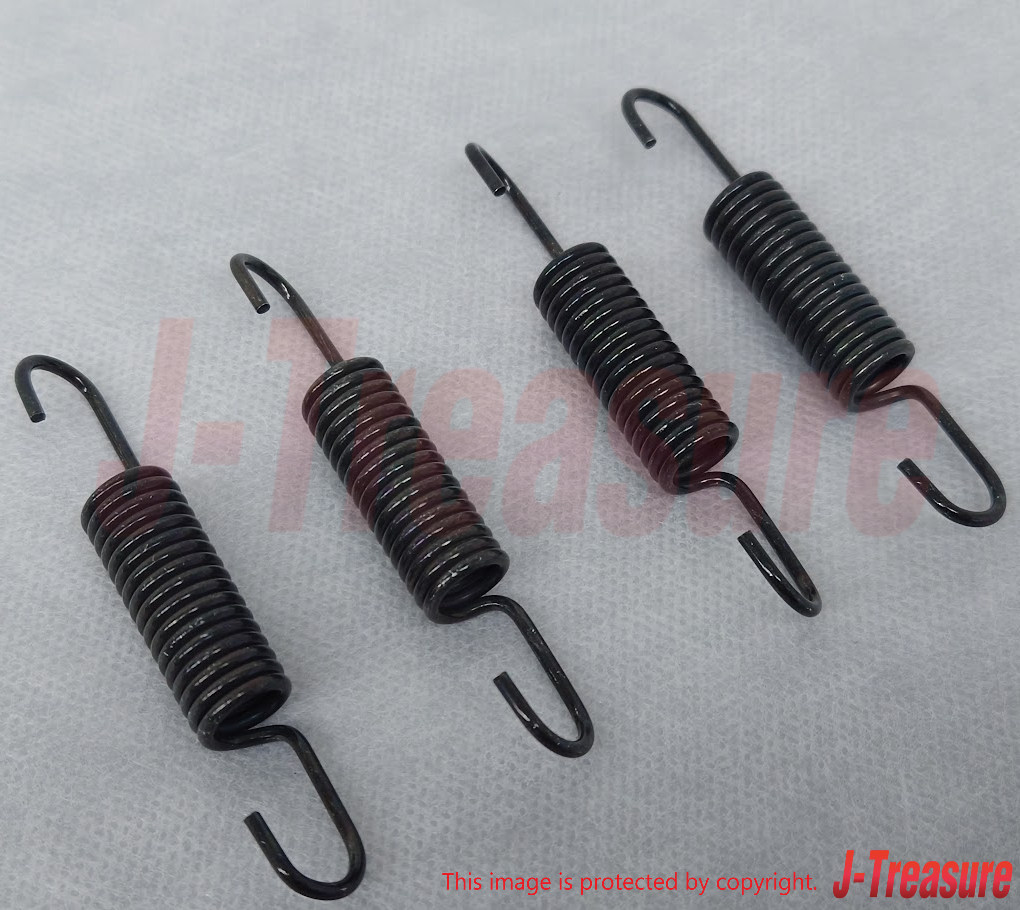 SUZUKI RM250 1976-1981 Genuine Muffler Spring 09443-11002 x4 Set OEM