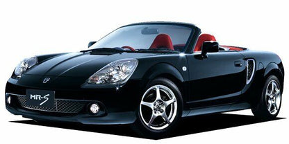 TOYOTA MR2 Spyder MR-S ZZW30 Genuine MIDSHIP RUNABOUT Wheel Center Cap Black x4