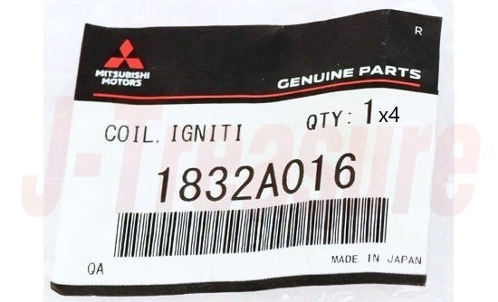 MITSUBISHI LANCER CY4A 2008-2017 Genuine Ignition Coil 1832A016 x4 Set OEM