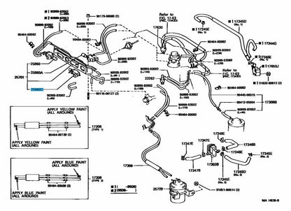 TOYOTA CAMRY MCV 1993-1996 Genuine Vacuum Switching Valve No2 90910-12080 OEM