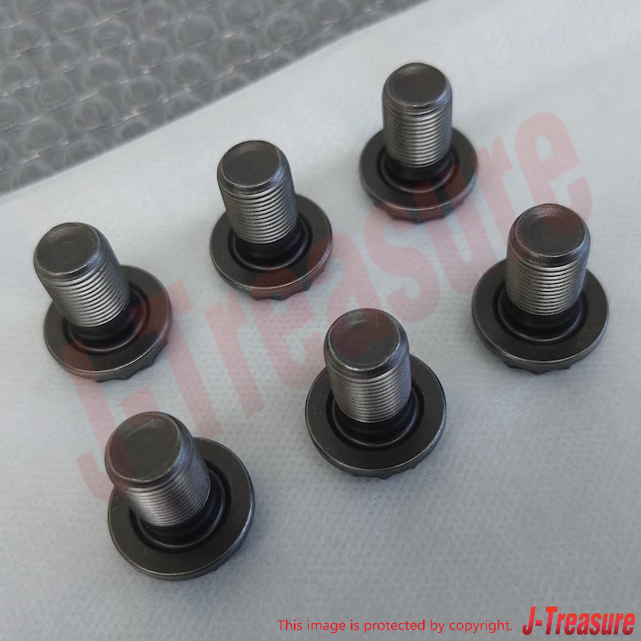 HONDA VEZEL HYBRID RU3 RU4 Genuine Flywheel Bolt 12mm 90011-PM0-000 x6 Set OEM