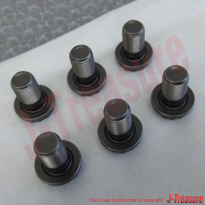 HONDA VEZEL HYBRID RU3 RU4 Genuine Flywheel Bolt 12mm 90011-PM0-000 x6 Set OEM