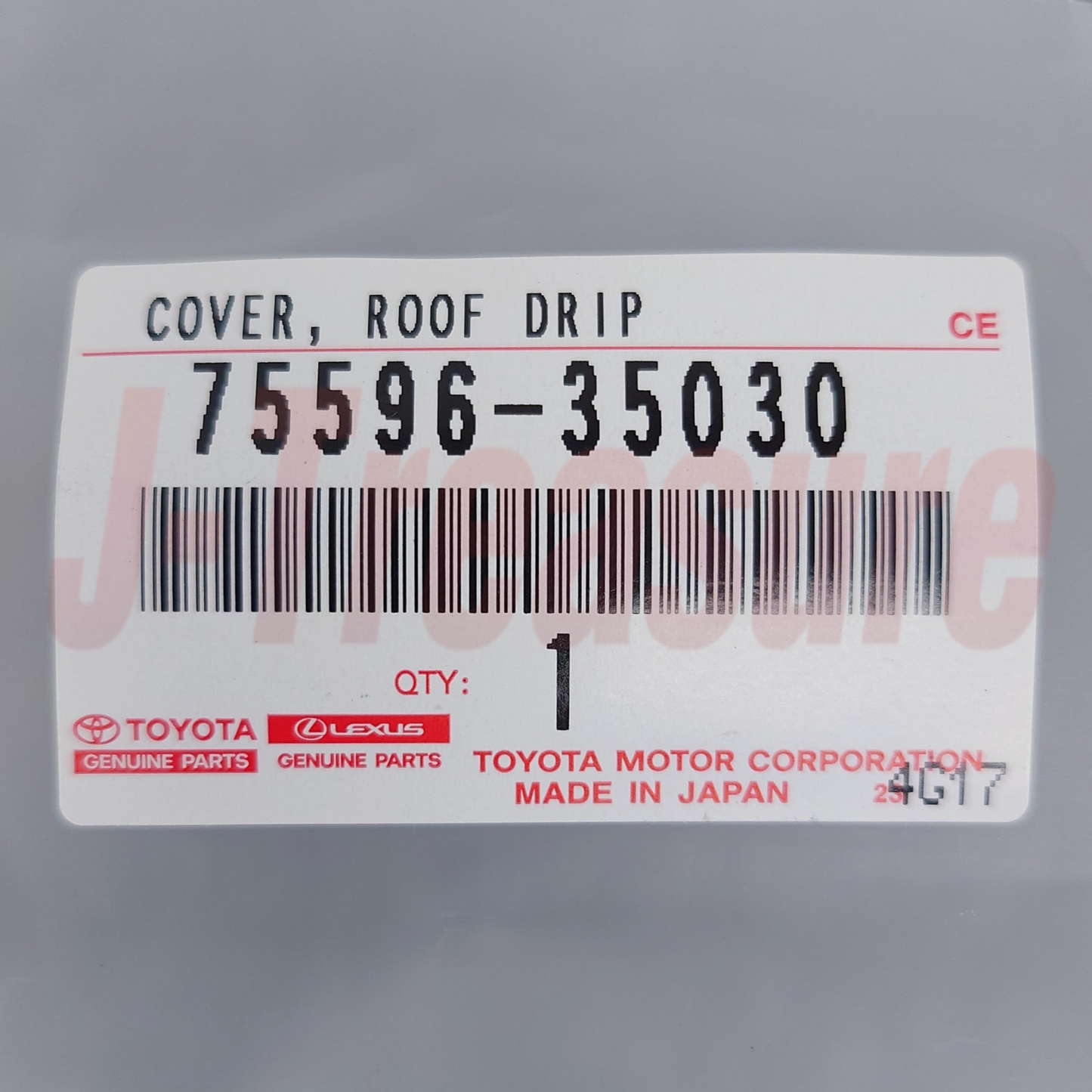 TOYOTA RAV4 ASA3# 09-18 Genuine Roof Drip S/Moulding Cover & Bracket & Bolt Set
