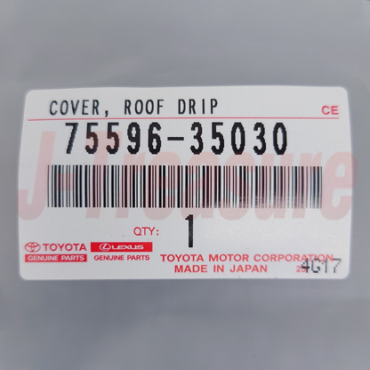 TOYOTA RAV4 ASA3# 09-18 Genuine Roof Drip S/Moulding Cover & Bracket & Bolt Set