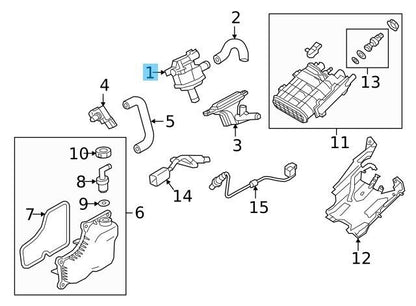 MAZDA CX-5 KE2AW KEEFW KF5P 13-23 Genuine Purge Control Valve PE01-18-751 OEM