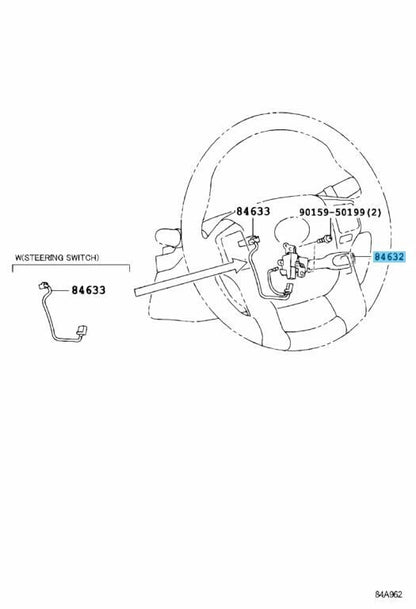 TOYOTA FJ CRUISER GSJ1#W 07-14 Genuine Cruise Control Main Switch 84632-34011